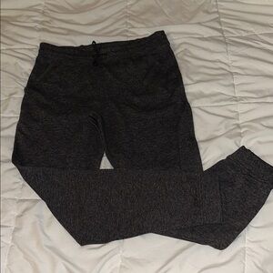 Girls ivivva Dark Gray And Black Heathered Joggers Size 14
